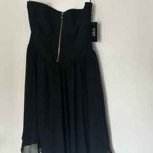 GUESS Black Strapless Dress